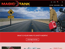 Tablet Screenshot of mymagictank.com